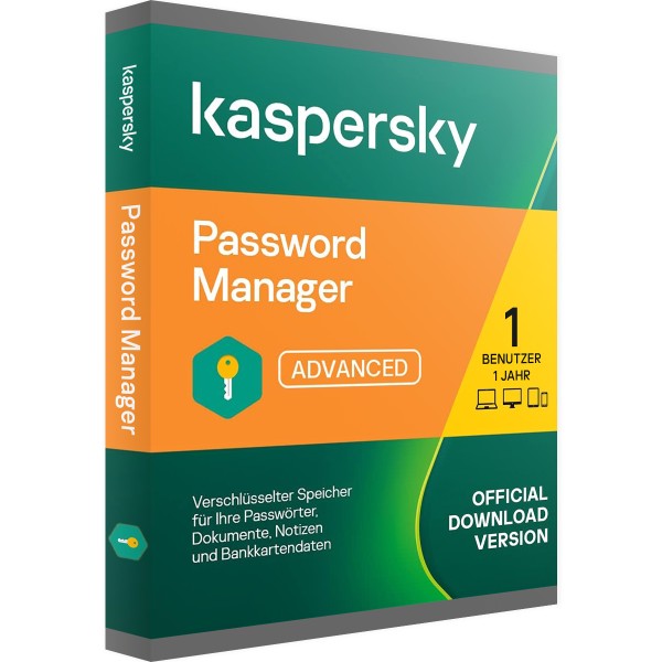 Kaspersky Password Manager 2022 | 1 appareil